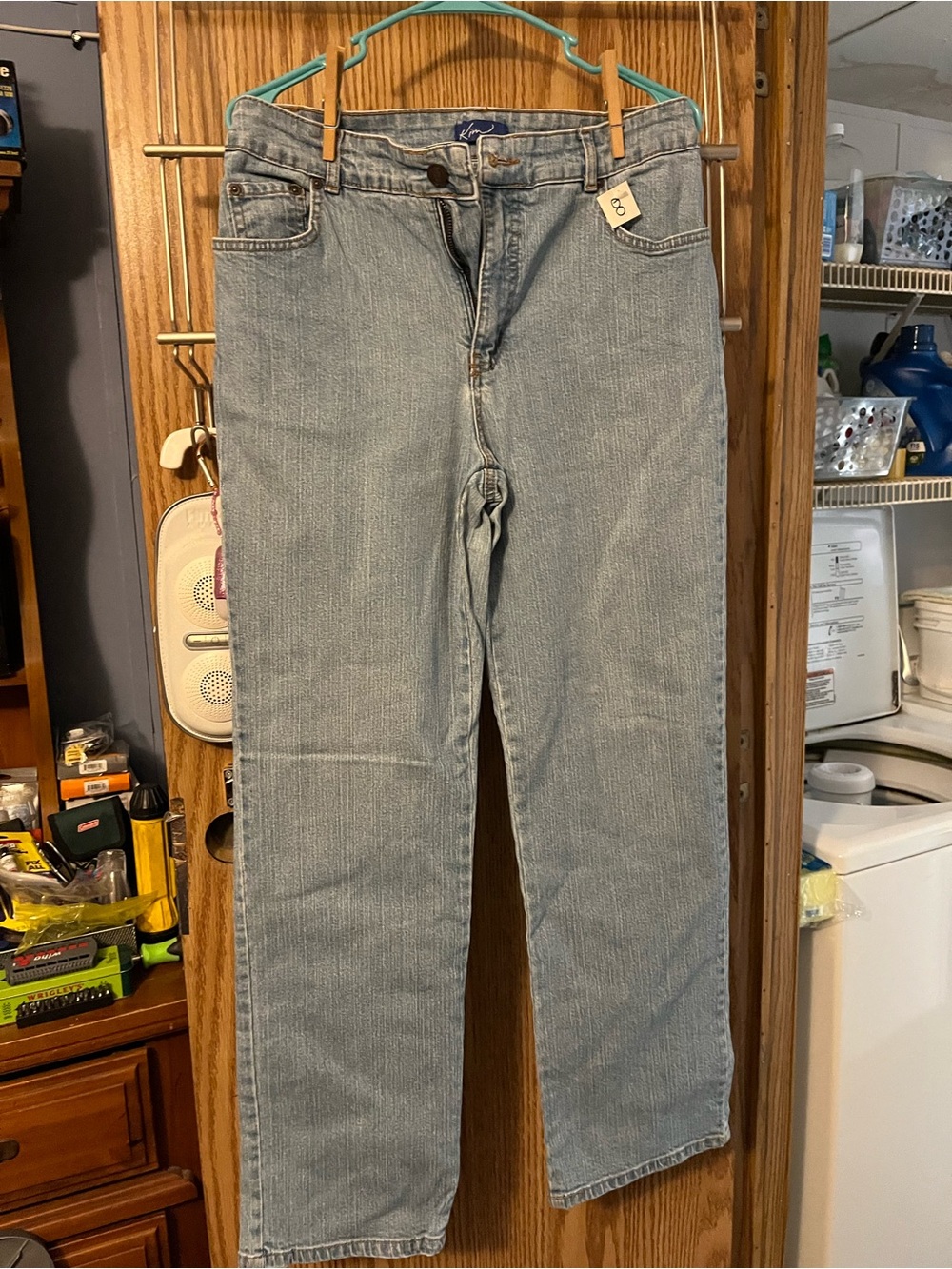Kim Rogers Light Wash Straight-Leg Jeans